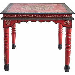 Červený konferenční stolek  z mangového dřeva Støraa Vito