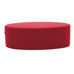 Červený puf Softline Bon-Bon Valencia Red , délka 120 cm