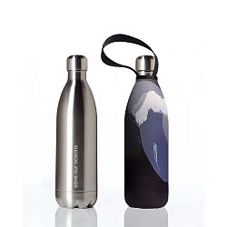 Cestovní termolahev z nerezové oceli s obalem BBBYO Black Wave, 750 ml
