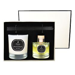 Dárková sada svíčky a difuzéru Aromatherapy, vůně Parks Original