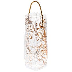 Dárková taška lahev s potiskem v bronzové barvě Brandani Gift