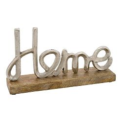 Dekorace s dřevěným podstavcem Ego Dekor Home, výška 17 cm