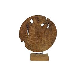 Dekorace  z teakového dřeva HSM collection Garit, ⌀ 50 cm