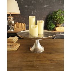 Dekorační podnos Orchidea Milano Support Silver, ⌀ 42 cm