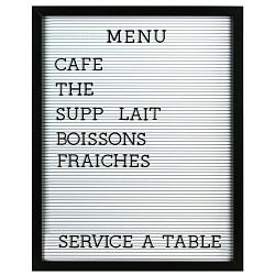 Dekorativní cedule s písmenky Le Studio Letter Board, 40 x 50 cm