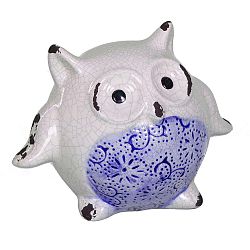 Dekorativní keramická soška Mauro Ferretti Gufo Shanghai