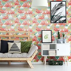 Dekorativní samolepka na zeď Ambiance Indonésia, 60 x 60 cm