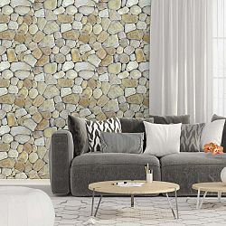 Dekorativní samolepka na zeď Ambiance Pebble, 40 x 40 cm