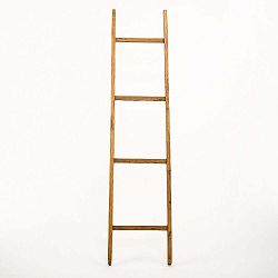 Dekorativní žebřík z teakového dřeva Simla Jungle, výška 176 cm