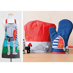 Dětská sada zástěry, čepice a kuchyňské rukavice Ladelle Knight