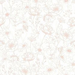 Dětská tapeta 10 m x 50 cm Flowers Botany – Lilipinso
