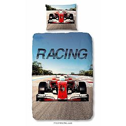 Dětské bavlněné povlečení Müller Textiel Racing, 140 x 200 cm