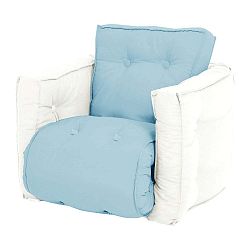 Dětské rozkládací křesílko Karup Design Mini Dice Blue/Creamy