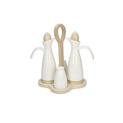 Dochucovací set s bambusovým stojánkem Brandani Menage