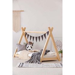 Domečková postel z borovicového dřeva Adeko Mila TP, 70 x 140 cm