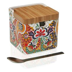 Dóza na cukr s bambusovým víčkem a lžičkou Versa Giardino