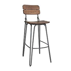 Dřevěná barová židle VIDA Living delta, výška 93 cm