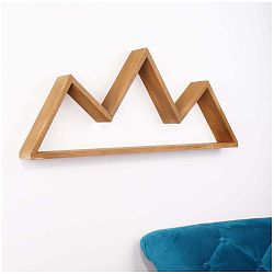 Dřevěná nástěnná polička North Carolina Scandinavian Home Decors Mountain