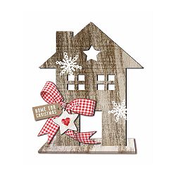 Dřevěná vánoční dekorace PPD House Country Xmas, výška 20 cm