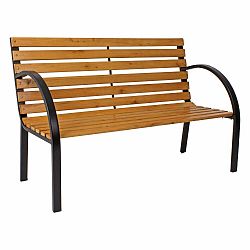 Dřevěná zahradní lavice s ocelovou konstrukcí Garden Pleasure Bellevue