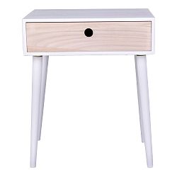 Dřevěný odkládací stolek se zásuvkou House Nordic Parma