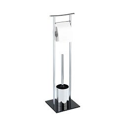 Držák na toaletní papír a kartáč z oceli Wenko Japan