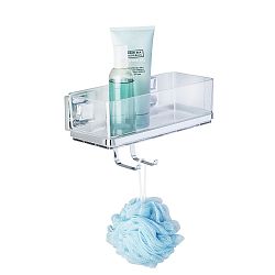 Držák se 2 háčky bez nutnosti vrtání Wenko Vacuum-Loc, až 33kg