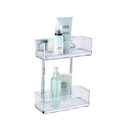 Držák se 2 poličkami bez nutnosti vrtání Wenko Vacuum-Loc, až 33 kg