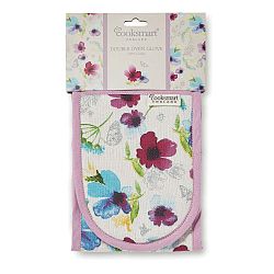 Dvojitá kuchyňská chňapka z bavlny Cooksmart ® Chatsworth Floral