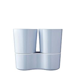 Dvojitý světle modrý květináč na bylinky Rosti Mepal Hydro Herbs