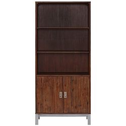 Dvoudveřová knihovna z masivního akáciového dřeva Støraa Congo