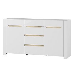 Dvoudveřová komoda se 4 zásuvkami Szynaka Meble Ice