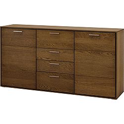 Dvoudveřová komoda v dubovém dekoru Szynaka Meble Harmony