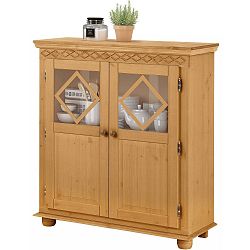 Dvoudveřová komoda z borovicového dřeva Støraa Seattle