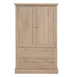 Dvoudveřová šatní skříň  v dubovém dekoru Støraa Bruce