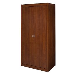 Dvoudvéřová šatní skříň v třešňovém dekoru Szynaka Meble Dover