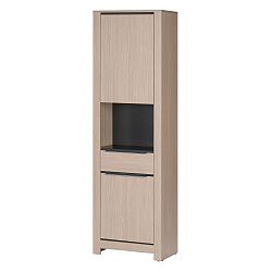 Dvoudveřová skříňka ve dřevěném dekoru se zásuvkou Szynaka Meble Monez