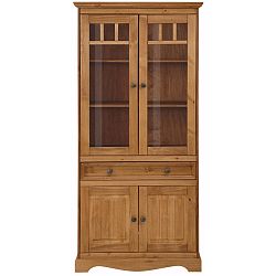 Dvoudveřová vitrína z masivního borovicového dřeva Støraa Monty