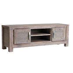 Dvoudveřový TV stolek z akáciového dřeva Knuds Alaska