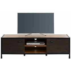 Dvoudveřový TV stolek z masivního akáciového dřeva Støraa Saigon