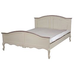 Dvoulůžková postel z topolového dřeva Livin Hill Savona