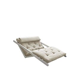 Dvoumístná variabilní lenoška Karup Design Figo White/Beige