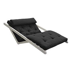 Dvoumístná variabilní lenoška Karup Design Figo White/Dark Grey