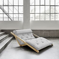 Dvoumístná variabilní lenoška Karup Figo Raw/Light Grey