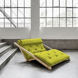 Dvoumístná variabilní lenoška Karup Figo Raw/Pistacie