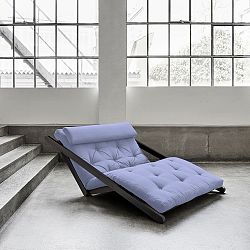 Dvoumístná variabilní lenoška Karup Figo Wenge/Blue Breeze