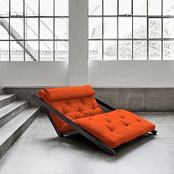 Dvoumístná variabilní lenoška Karup Figo Wenge/Orange