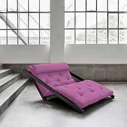 Dvoumístná variabilní lenoška Karup Figo Wenge/Taffy Pink