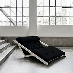 Dvoumístná variabilní lenoška Karup Figo White/Black