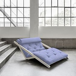 Dvoumístná variabilní lenoška Karup Figo White/Blue Breeze